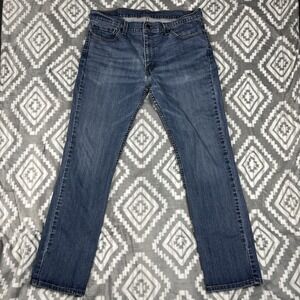 Levis 511 Jeans Mens 36x32 Blue Denim Slim Fit Medium Wash